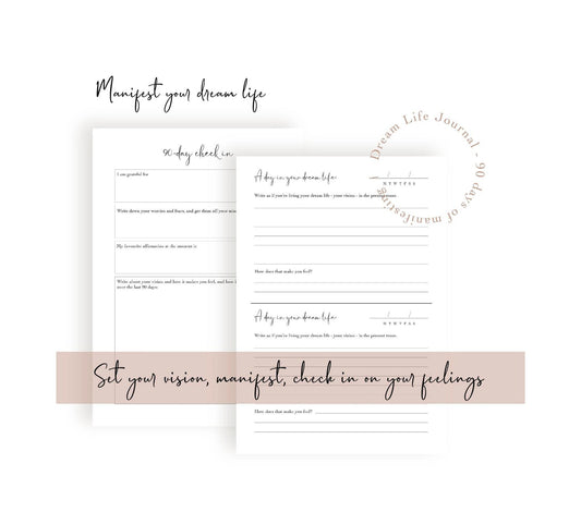 Dream Life Manifesting Journal - gspot.studio