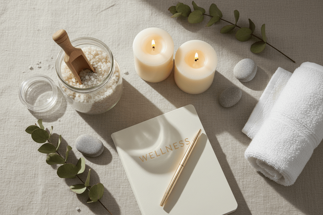 wellness, subscription box, candles, bath salts mineral, salts, archetype, ritual boxes