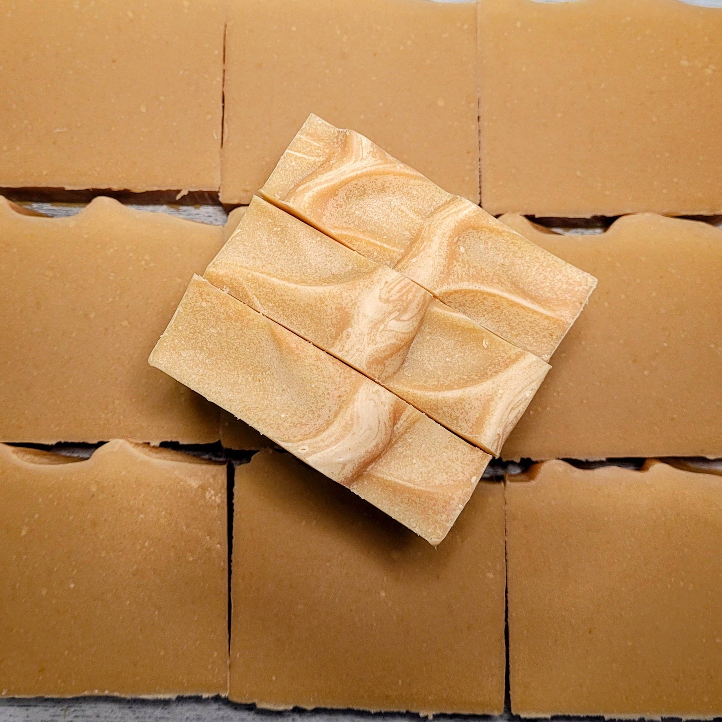 Hydrating Goat Milk Soap with Carrot and Ginger- Moisturizing Goat Milk Soap with Carrot Root and Shea Butter-- gspot.studio