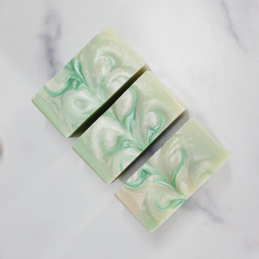 Cucumber Splash Soap with Bergamot and Aloe-Refreshing Cucumber Splash Soap Bar-gspot.studio