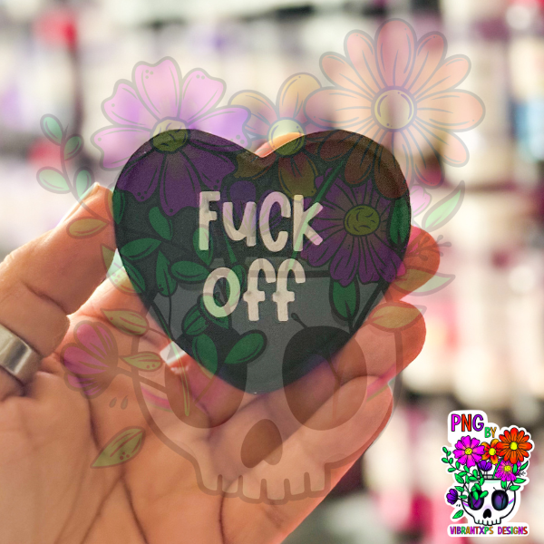 Checkered Conversation Hearts & Inserts - Freshie Mold: STFU Insert