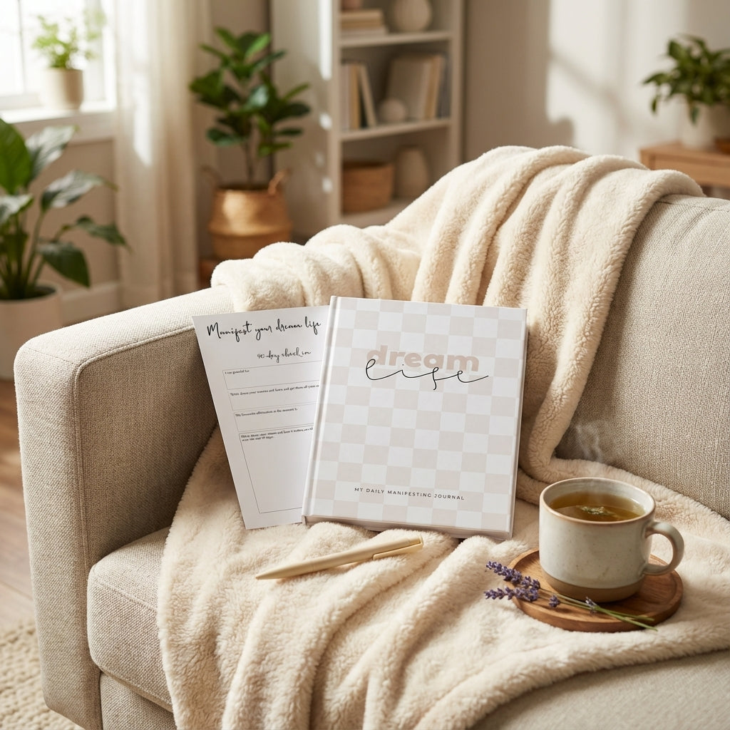 You will be generating high-quality product photos for an online stores product page. The product images should closely match the original products.
      Here is the prompt (IMPORTANT!): """A vibrant, cinematic lifestyle scene featuring the 'Dream Life Ma