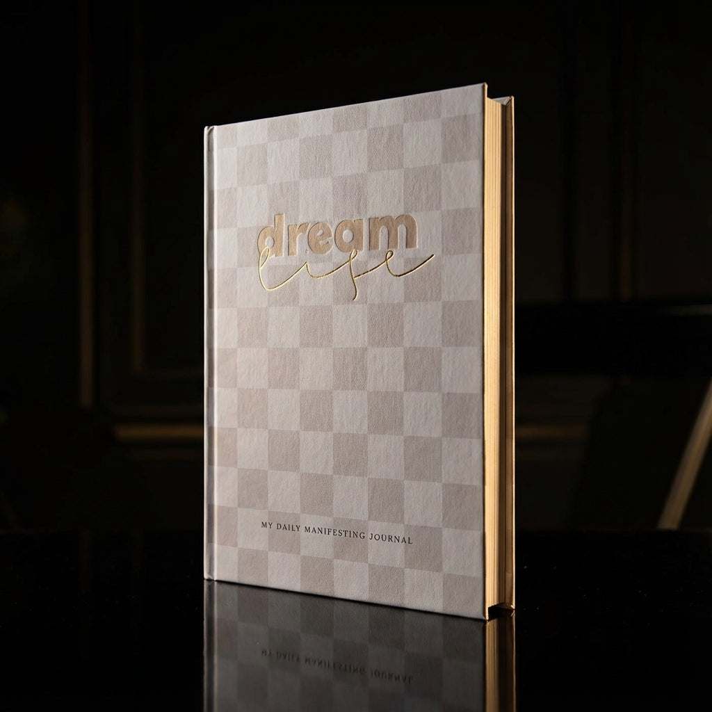 You will be generating high-quality product photos for an online stores product page. The product images should closely match the original products.
      Here is the prompt (IMPORTANT!): """A dramatic, artistically lit studio shot of the 'Dream Life Manif