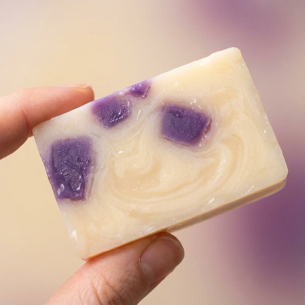 You will be generating high-quality product photos for an online stores product page. The product images should closely match the original products.
      Here is the prompt (IMPORTANT!): """A minimalist, close-up macro shot of the 'Black Raspberry Vanilla