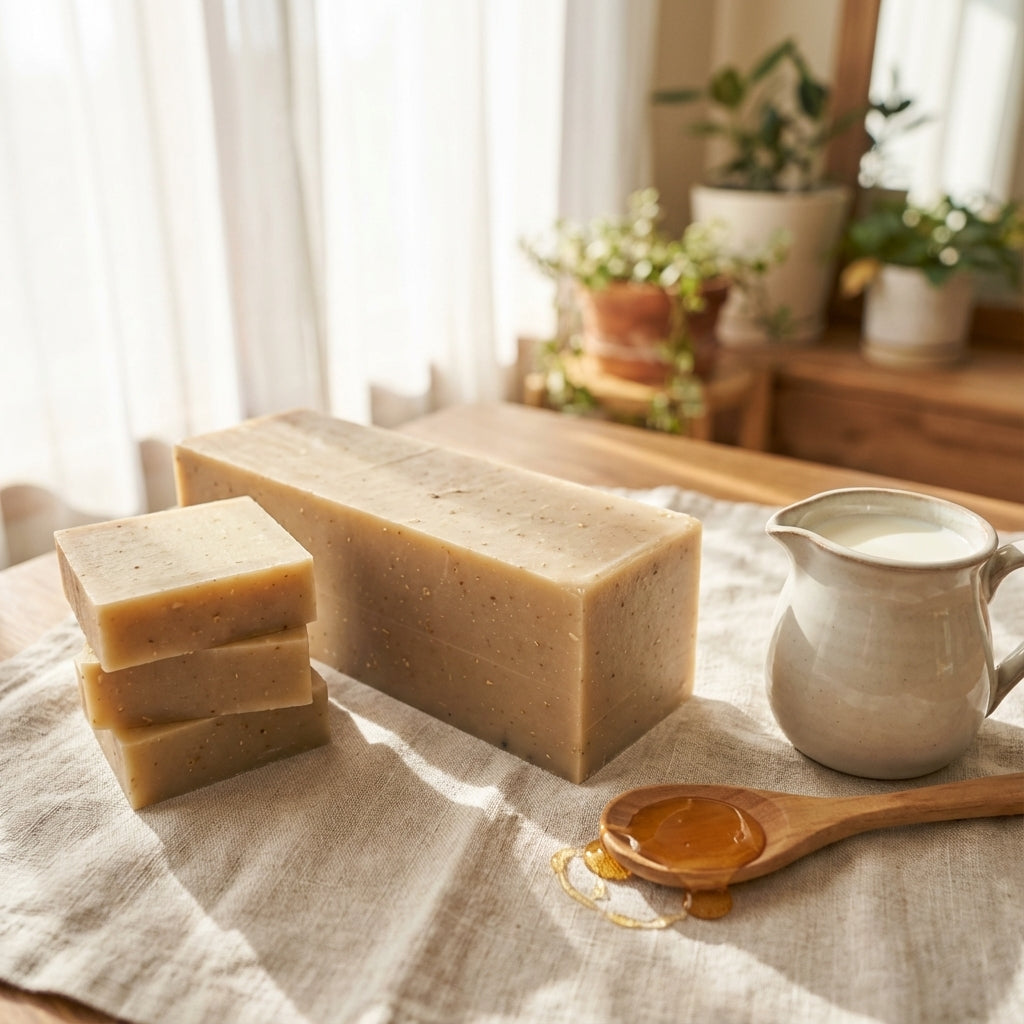 You will be generating high-quality product photos for an online stores product page. The product images should closely match the original products.
      Here is the prompt (IMPORTANT!): """A vibrant lifestyle scene featuring the soap on a spa-like settin