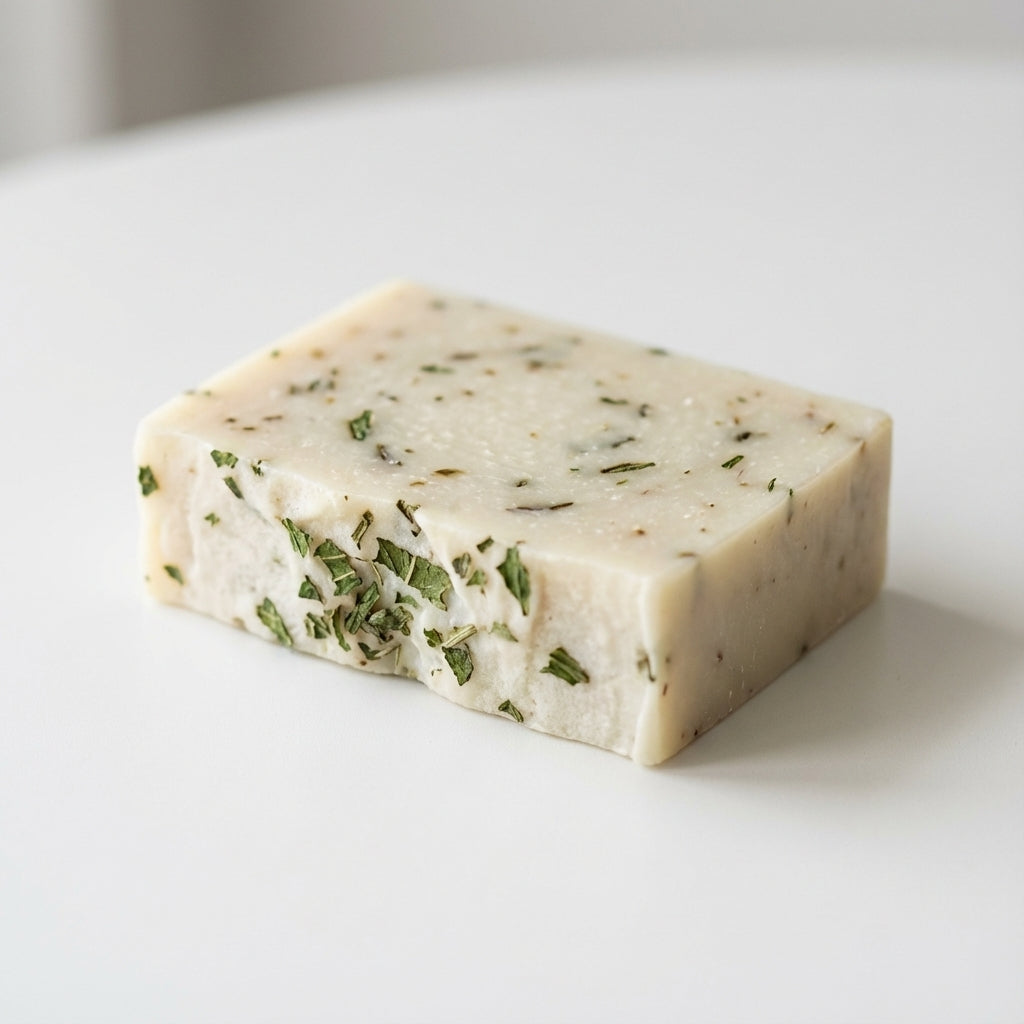 You will be generating high-quality product photos for an online stores product page. The product images should closely match the original products.
      Here is the prompt (IMPORTANT!): """A clean, studio product shot with a focus on the peppermint leave