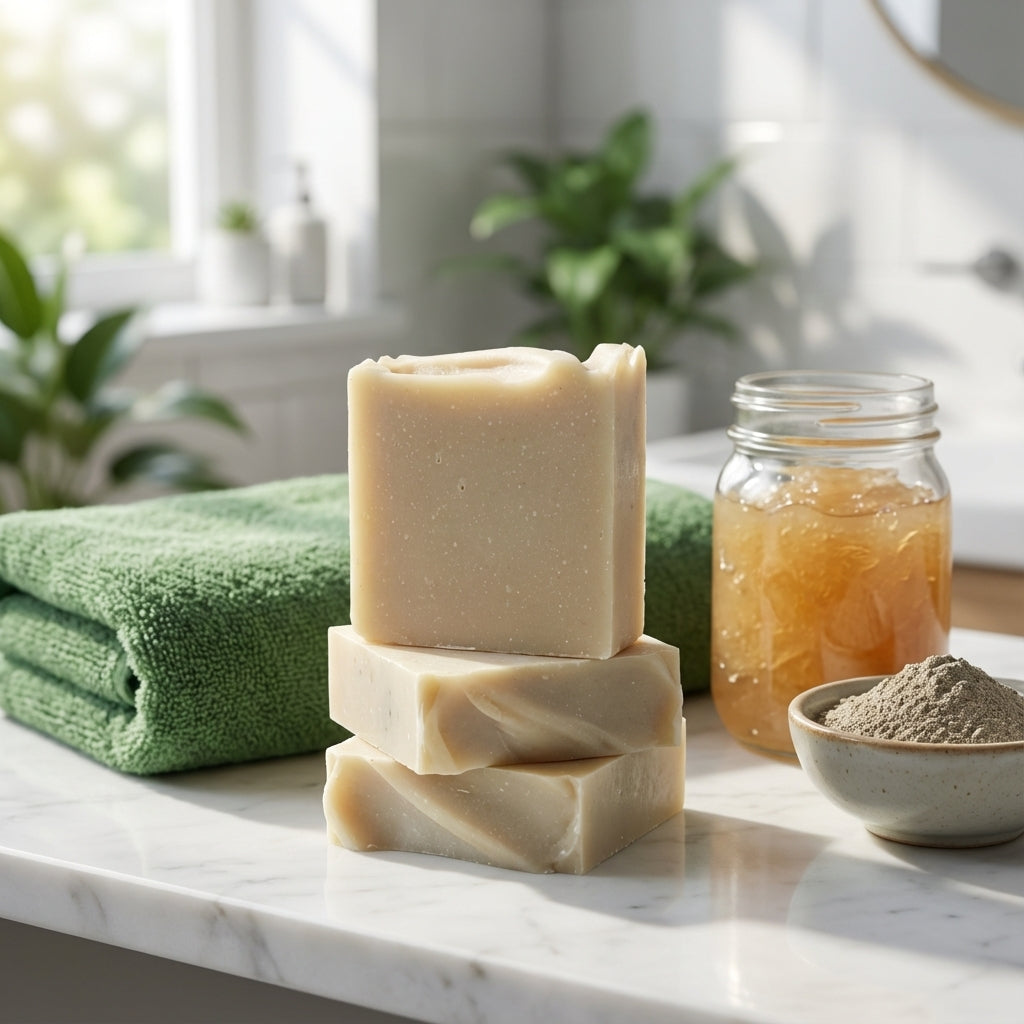 You will be generating high-quality product photos for an online stores product page. The product images should closely match the original products.
      Here is the prompt (IMPORTANT!): """Design an vibrant lifestyle scene with the 'Sea Moss + Bentonite 