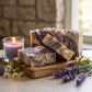 You will be generating high-quality product photos for an online stores product page. The product images should closely match the original products.
      Here is the prompt (IMPORTANT!): """A high-end lifestyle scene showcasing the soap in a serene bathro