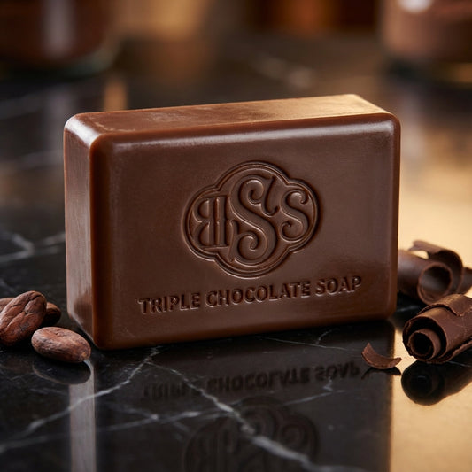 You will be generating high-quality product photos for an online stores product page. The product images should closely match the original products.
Here is the prompt (IMPORTANT!): """Create a high-resolution, close-up studio shot of the Triple Choc