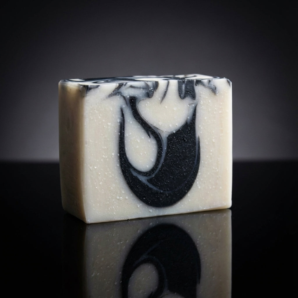 You will be generating high-quality product photos for an online stores product page. The product images should closely match the original products.
      Here is the prompt (IMPORTANT!): """Create a high-resolution studio shot of the Unscented Detox Soap 