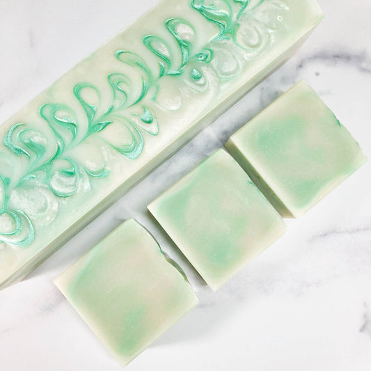 Cucumber Splash Soap with Bergamot and Aloe- Refreshing Cucumber Splash Soap Bar- gspot.studio